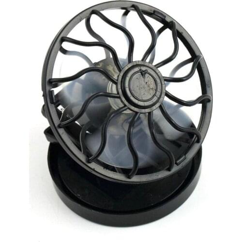 Round Bottom Clip Type Outdoor Solar Fan Portable Mini Camping Fan Clip Gear Solar Fishing Powered R3K8