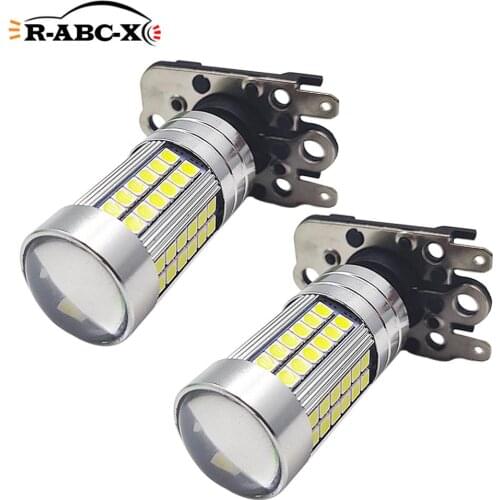 2 pcs 3030 66smd PH16W Canbus led bulb car backup Reverse Light Bulb auto turn signal lamp white 10-30V 1200lm No-polar