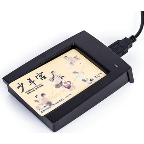 Origional ZK RFID Card Reader USB Port CR10M USB Proximity Card RFID MF 13.56MHZ Smart Access control Card Reader
