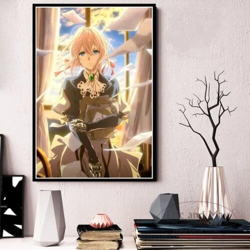 Posters And Prints Violet Evergarden Hot Anime Canvas Painting Wall Pictures For Living Room Art Decorative Home Decor Cuadros