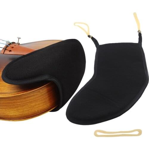Violin Chin Shoulder Rest Cotton Pad Pro Breathable Performance Chin Support Fixing Pad Violin Replacement Parts