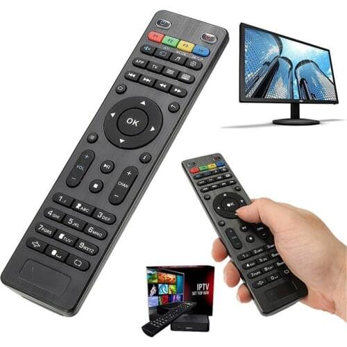 IR Universal TV Box Remote Control For Mag254 Controller For Mag 250 254 255 260 261 270 IPTV TV For Set Top Box ABS Black
