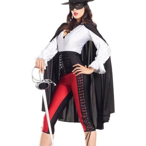 Deluxe Sexy Bandit Costume 2015 High Quality Halloween Female Costumes Women Role Play Pirate Cosplay Costume w159352