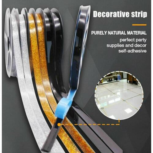 Self Adhesive Kitchen Ceramic Sticker Waterproof Anti-moisture Sticker Ceramic Tile Mildewproof Gap Tape Bathroom Wall Dropship