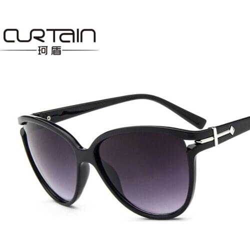 Cheap Sunny&Love Women sunglasses shade Cat Eye Sunglasses eyeglasses 100%UV Protection eye sunglasses Coating Vintage Sun glass