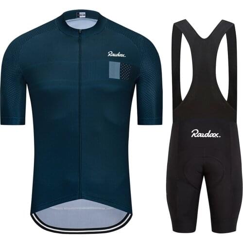 Cycling Jersey Set Raudax Men Cycling Clothing MTB Bicycle Clothing Bike Bib Shorts Clothes 2021 Maillot Ropa Ciclismo Triathlon