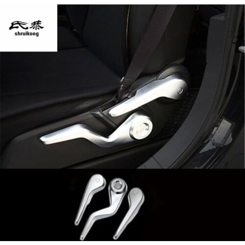 1Lot ABS Seat Control Adjustment Decoration Cover For 2010-2015 JEEP Compass Car Accessories
