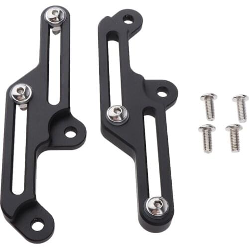 1 Pair Motorcycle Windscreen Adjusters Black For HONDA NC700X 2012-2015 / NC750X 2012-2015 Adjustable From 12mm To 52mm