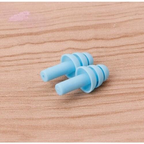 2pcs Silicone Ear Plugs Anti Noise Snore Earplugs Comfortable for study Sleep K92F