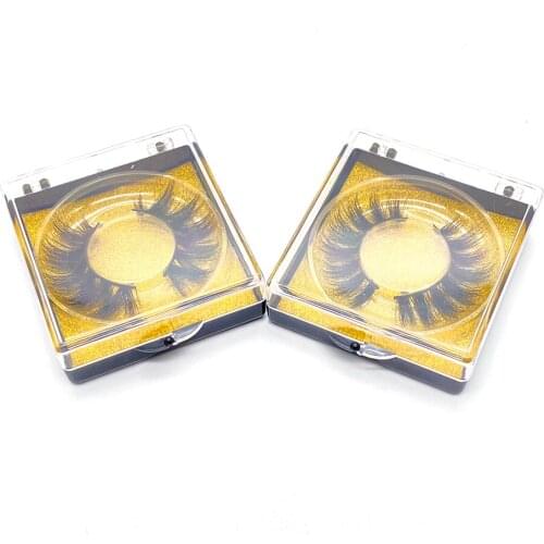 3D Mink Eyelashes Makeup Tools Round Package Golden Card False Beauty Gift Party Essentials Artifact Let The Eyes Charm A14 A19