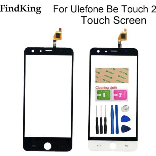 5.5inch Front Touch Screen Digitizer Panel Glass For Ulefone Be Touch 2 Touch Glass Flex Cable Tools Adhesive