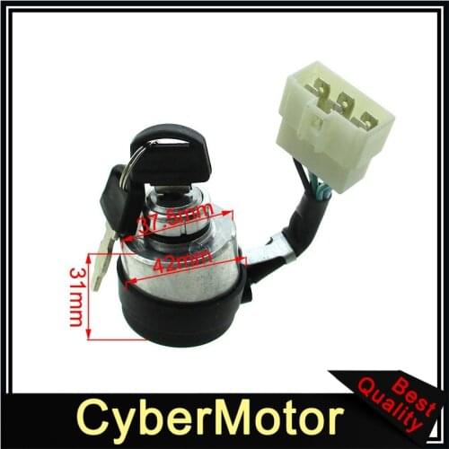 6 Wire On Off Start Kill Ignition Key Switch For DuroMax XP4400E XP4400EH XP8500E XP10000E Gasoline Generator