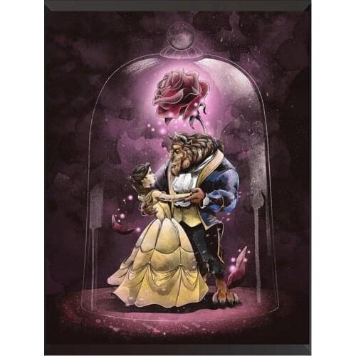 Diamond Painting Cartoon Fairy Animal and Princess 5D DIY Embroidery Kit Cross Stitch Wall Sticker Mosaic Crafts Home Decoration