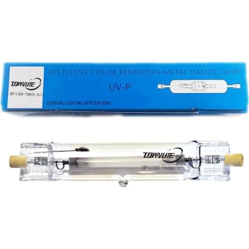 Free shipping compect double-ended high pressure sodium lamp 136mm length R7S 150W light