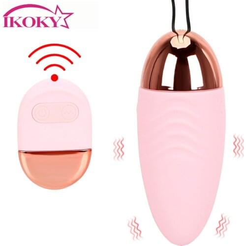 IKOKY 10 Mode Sex Toys for Women Vaginal Ball Vibrator Clitoris Stimulate G spot Massage Jumping Eggs Female Masturbation