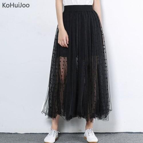 Женские юбки макси KoHuiJoo China At AliExpress