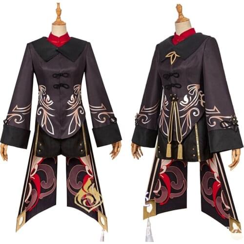 Hutao Cosplay Costume Game Genshin Impact Hutao Cosplay Costume Sexy Women Costume Halloween Coat
