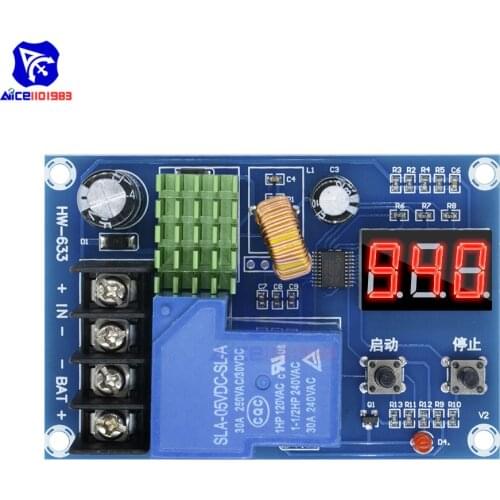 XH-M604 Battery Charger Control Module DC 6-60V Storage Lithium Battery Charging Control Switch Protection Board
