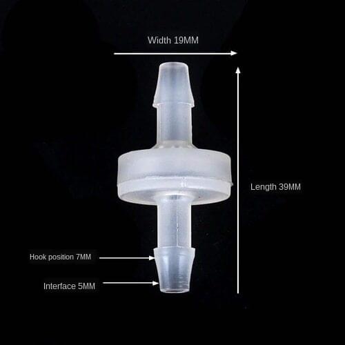 Check Valve Check Valve Ozone Generator Only (Hose Inner Diameter 4-6mm Usable)