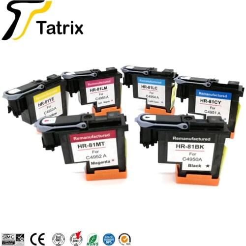 For HP 81 Printhead C4950A C4951A C4952A C4953A C4954A C4955A Print Head For HP Designjet 5000 5000ps 5500 5500ps Printer Head