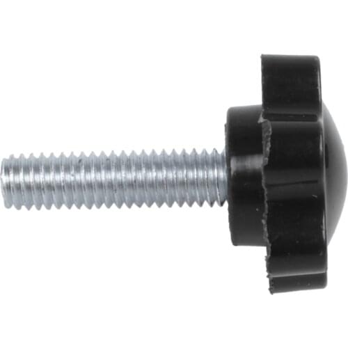 Plastic Head Screw On Screw Handle M6 Male Thread 2m diameter 2 pieces