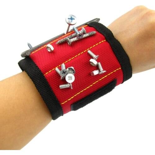 HACCURY Strong Magnetic wristband 100% 1680D Ballistic Polyester Embedded with super Magnets for Holding Screws scissors