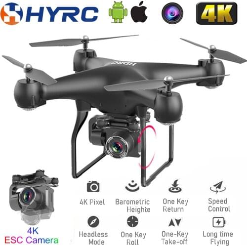 RC Drone FPV Quadcopter UAV with ESC Camera 4K Professional Wide-Angle Aerial Photography Long Life Remote Control Fly Machine
