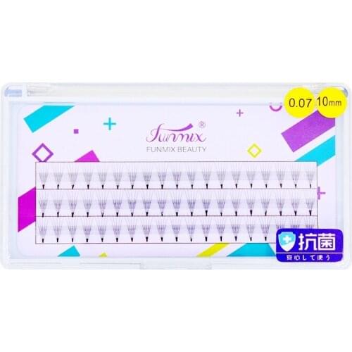 Pro Volume 5D Eyelash Extensions 0.07 Thickness Hair Mink Natural Long Eyelashes Individual Lashes Fans Lash 8-13mm