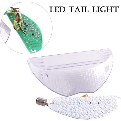 LED Motorcycle Rear Tail Light Brake Turn Signals Lamp Integrated Blinker For BMW F1200G2004-2007 F650G2005-2009