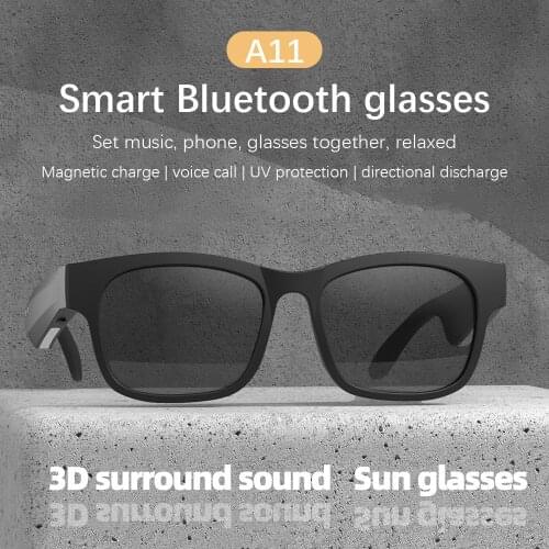 GL-A11 Bluetooth Glasses Wireless Smart Stereo Bluetooth Sunglasses Bluetooth Glasses Sports Glasses Outdoor Audio Sunglasses