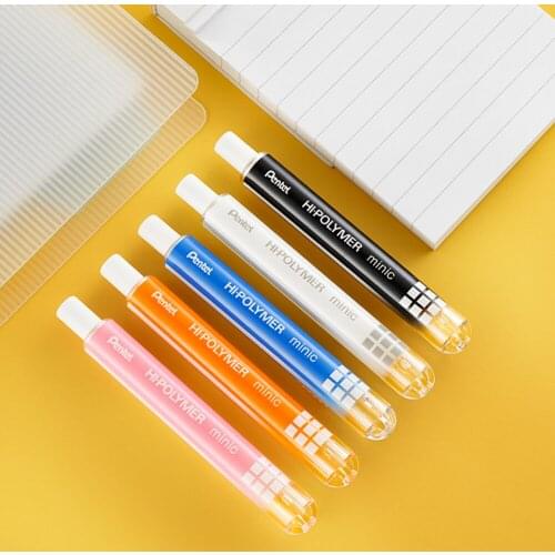 Japan Pentel ZE82 Mini Lipstick Push Type Retractable Eraser minic Cute Portable Eraser 5 Colors Available