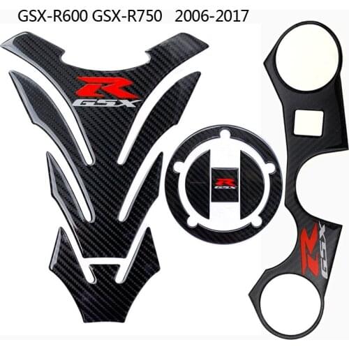 Gas Tank Pad Protector Carbon fiber sticker decal for GSXR 600 GSXR 750 GSXR 1000 K6 K7 K8 K9 L1 2006-2017