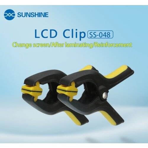 SUNSHINE SS-048 LCD Clip With Sponge Mats Change Screen After Laminating Reinforcement Pressure Holding Extrusion Repair Tools