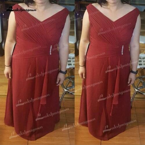 Chiffon Pleats V Neck Plus Size Cap Sleeve Mother Of The Bride Dresses Floor-Length Simple Newest Elegant Abito Mamma Sposa 2021