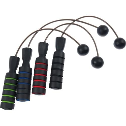 1Set Jump Rope Ropeless Skipping Rope Fitness Adjustable Weighted Ball Cordless Jump Rope For Men Women Kids Boxing Training