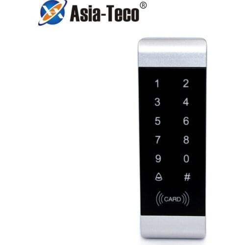 125khz RFID Access Control Standalone Access Control Keypad Reader Narrow Snall Size Door Frame Touch Keypad w/ Backlight