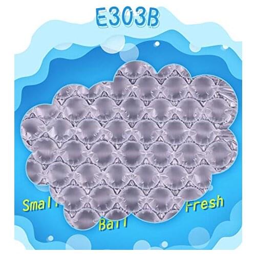 2 Rolls 40cm Width HDPE Biodegradable Film Bubble Pillow Wrap Roll Air Packaging Film Foil Roll Buffer Air Cushion Machine Bag