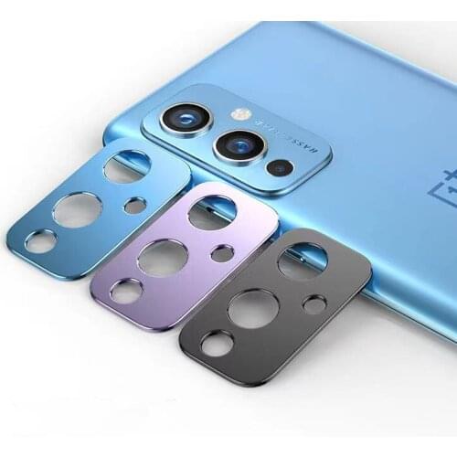 2pcs Metal Camera Lens Cover For One plus 9 pro Rear Camera Len Tempered Glass Protector Protective cover on one plus 9