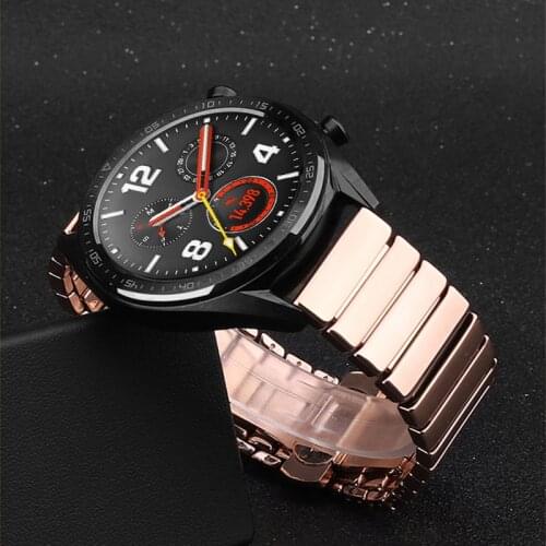 20 22mm plating ceramic strap For HUAWEI watch GT 2 2E /HONOR Magic Watch 2 Replacement band For Samsung Galaxy 46 42mm/Gear S3