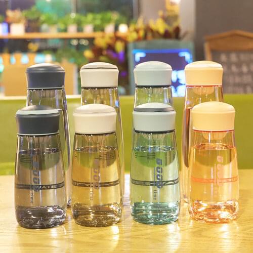 400ml 600ml school drop-proof and leak-proof direct sports drinking bottle high quality hiking portable water drinking bottle