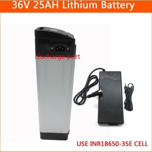Free customs duty 1000W 36V 25AH scooter battery 36V 24.5AH li-ion battery Use samsung 35E 18650 cells 30A BMS TOP discharge