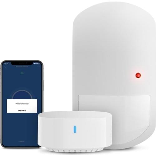 New Broadlink Smart Motion Sensor Wireless PIR Motion Detector WIFI Infrared Sensor Via S3 Hub Work with Alexa Google IFTTT
