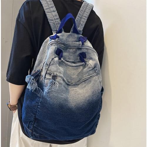 DCIMOR Women's Denim Backpacks