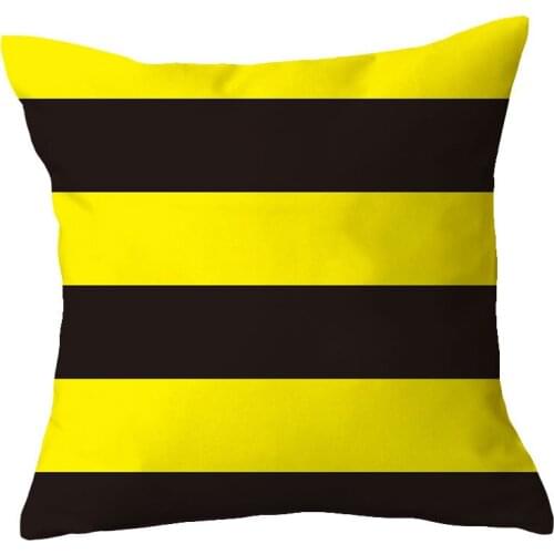45cmX45CM Scenic Nordic Cushion Cover Yellow Decorative Pillows Cushion Cover Shabby Chic Cushions Home Decor Throw Pillow