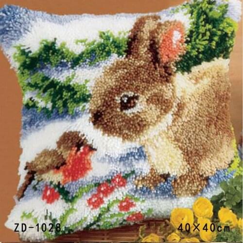 DIY Kits Unfinshed 3D double-dip cloth embroidered carpet / Snail carpet stitch / carpet cross stitch Animal Home dceor