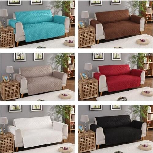 Reversible Quilted Sofa Couch Covers Armchair Recliner Sofa Slipcovers for Dogs Pet Cats Furniture Protector Machine Washable
