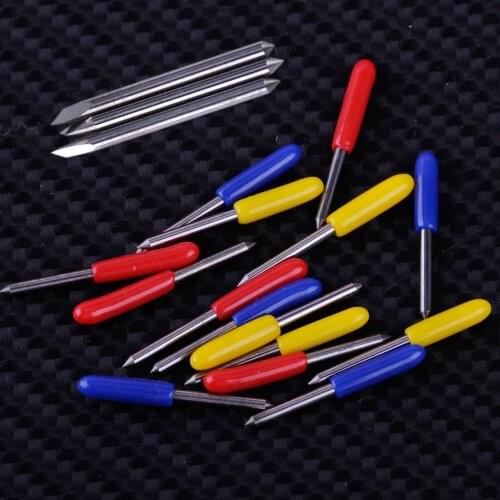 LETAOSK 5pcs 30 degrees 45 degrees 60degrees Cemented Carbide Cutting Tungsten Blade Knife Fit for Mimaki Cutting Plotter Cutter