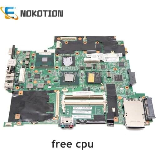 NOKOTION For Lenovo ThinkPad R500 laptop motherboard PM45 DDR3 HD 3400 Graphics free cpu FRU 04W6541 63Y1443 45N4479