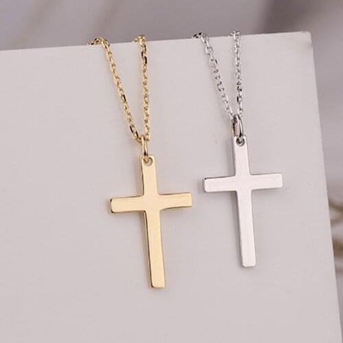 Silver Real 925 Necklaces For Women 2021 Trend Chain Vintage Jewelry Pendants Gold Undefined Luxury Cross Fashion Goth Sale Big