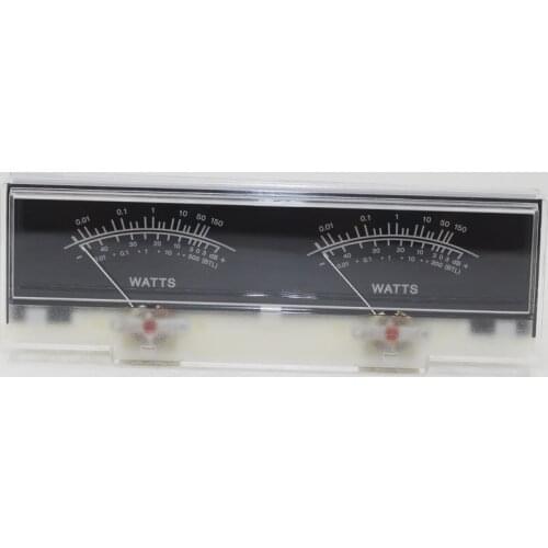 P-78WTC VU Meter DB Level Header Audio Preamp Power Amplifier Chassis White LED Backlight